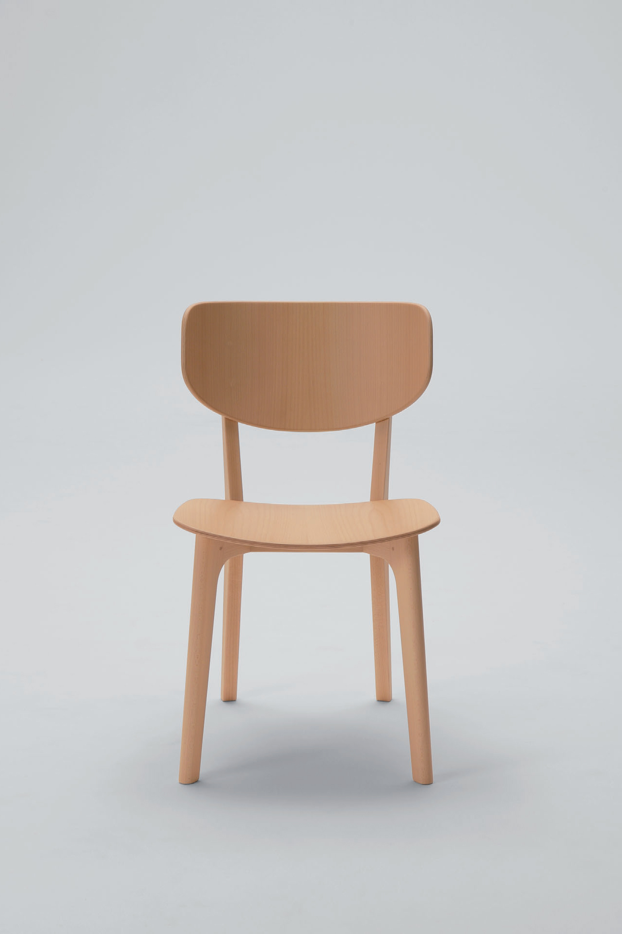 Roundish Chair (Wooden Seat)