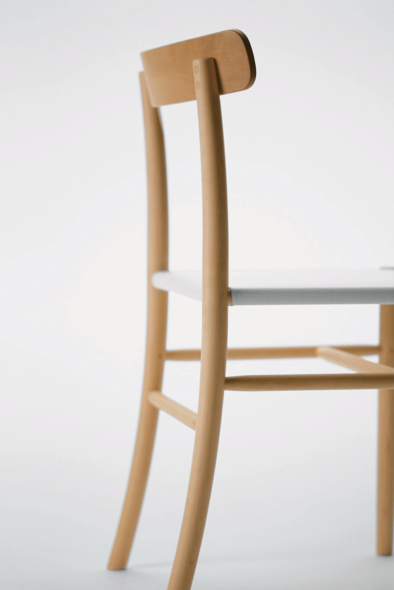 Lightwood Armless Chair (Mesh)