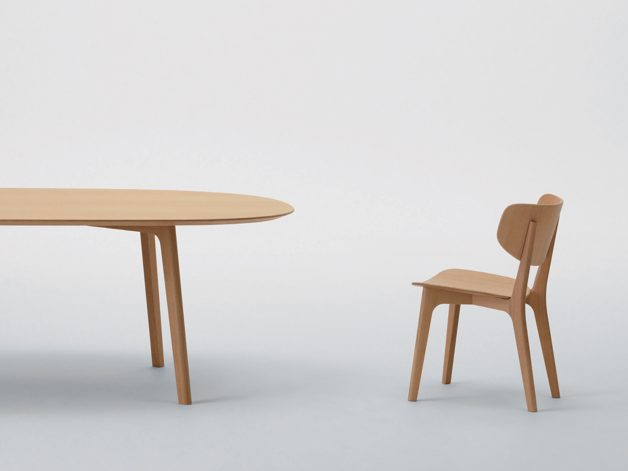 Roundish Chair (Wooden Seat)
