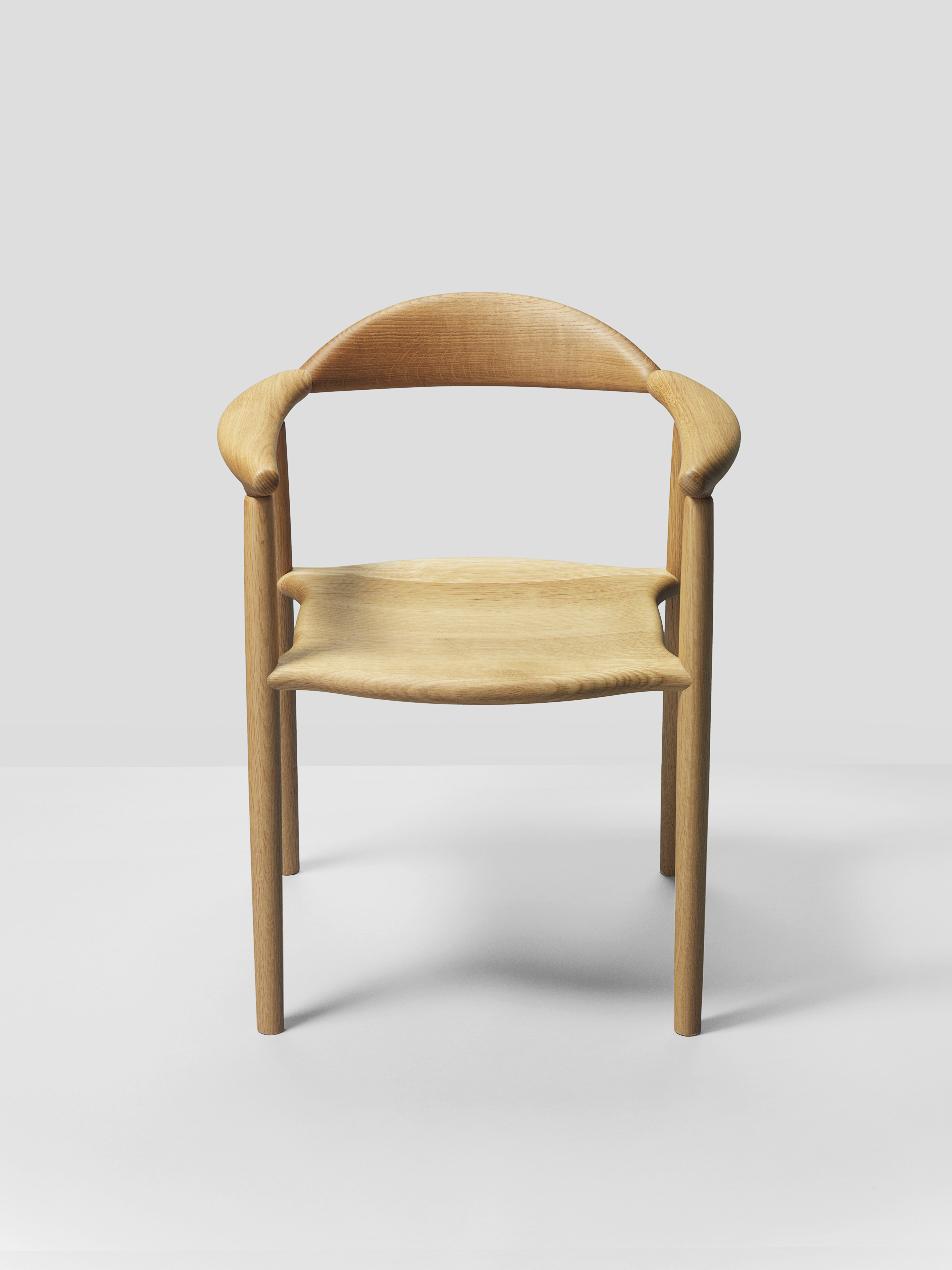 Musubi Armchair (Wooden Seat)