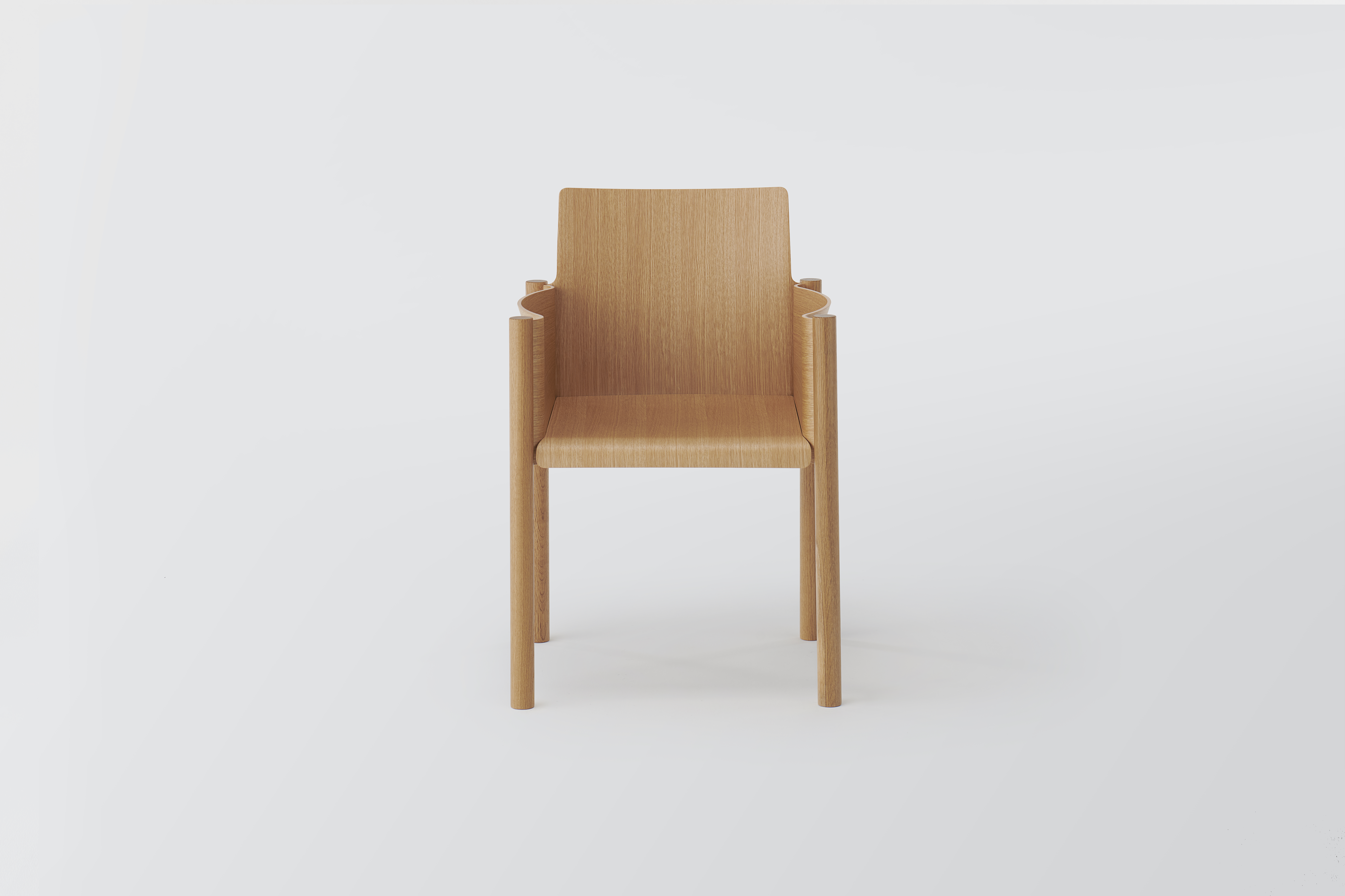 Kawara Armchair (Wooden Seat)