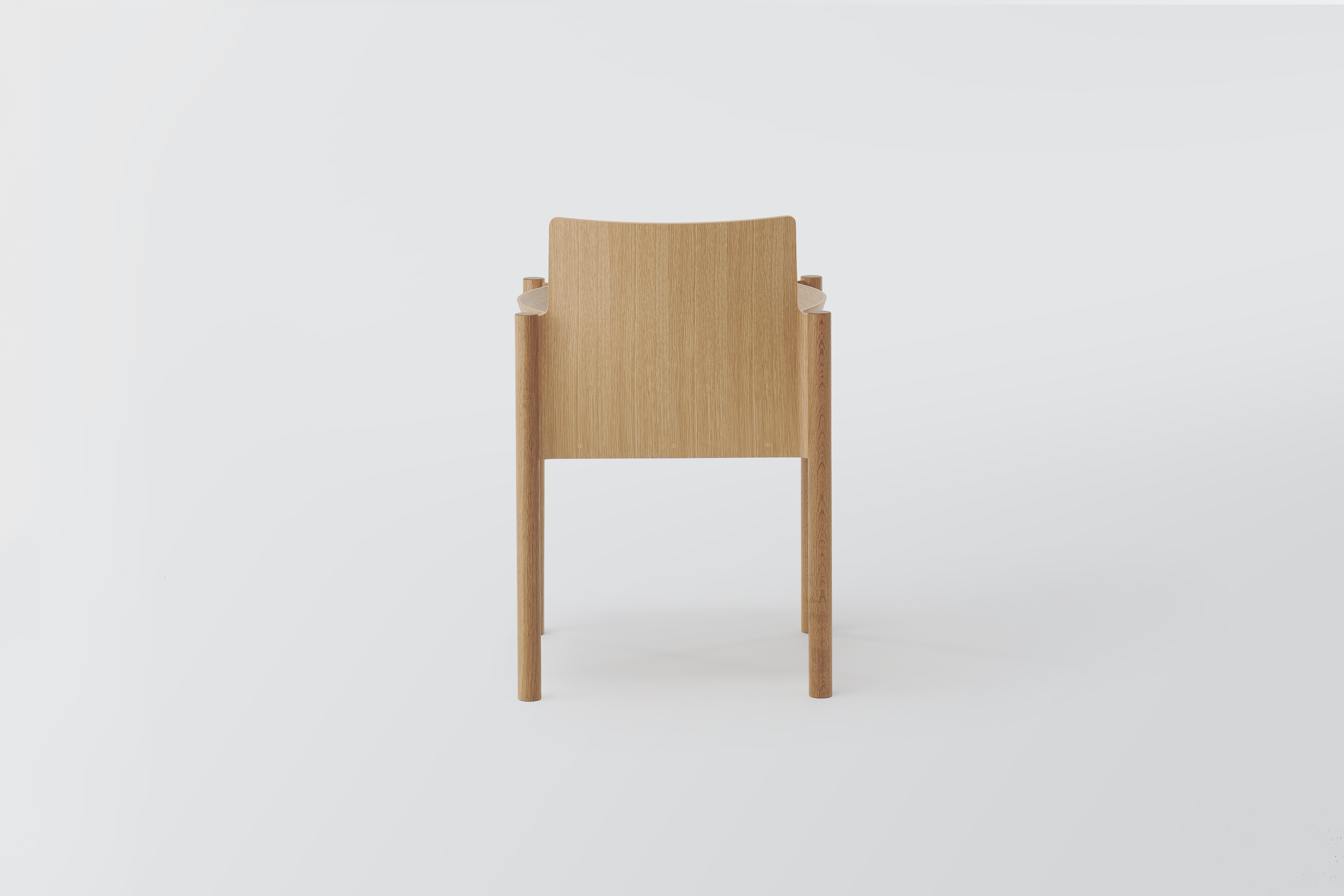 Kawara Armchair (Wooden Seat)