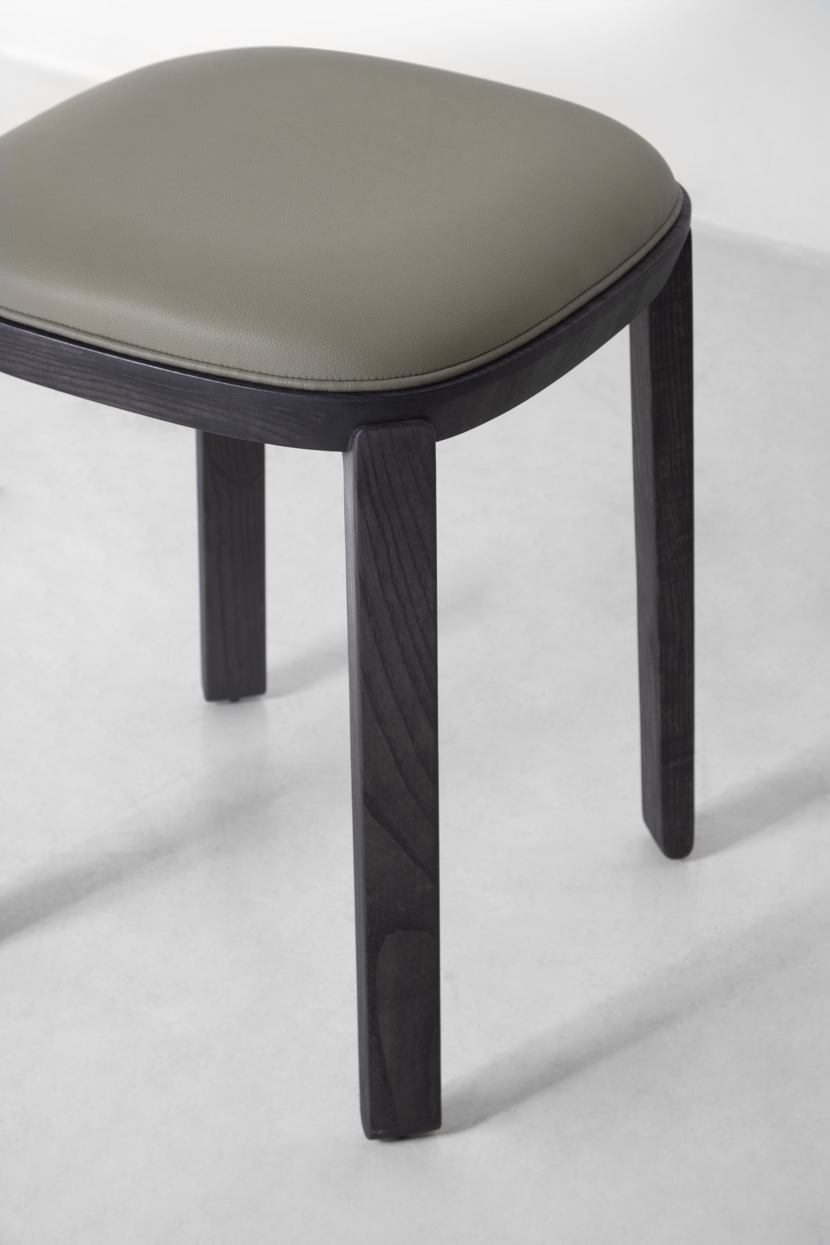Collette Low Stool With Cushion