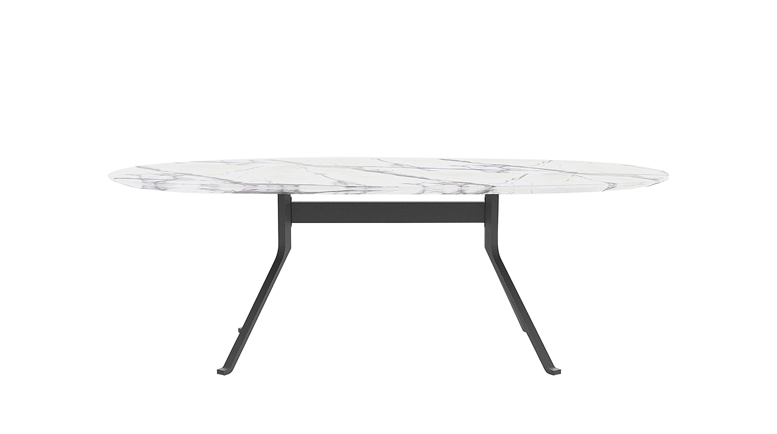 Blink Oval Dining Table – Stone Top