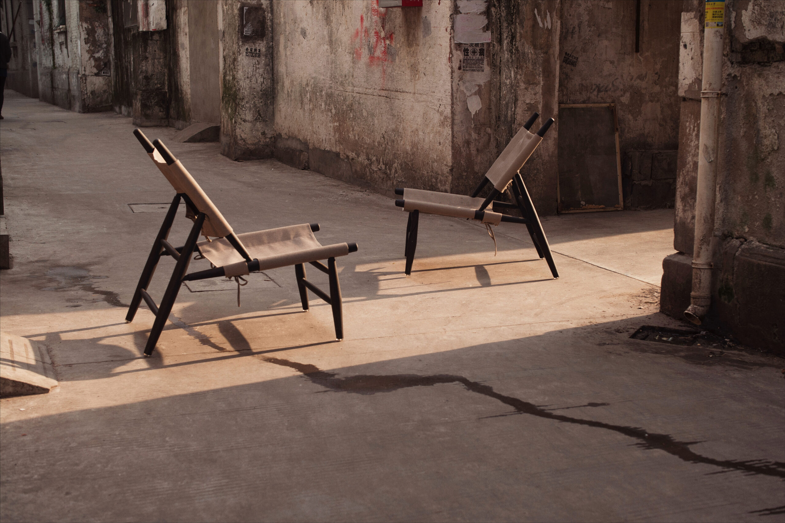 Wohlert Aluminium Triangle Chair