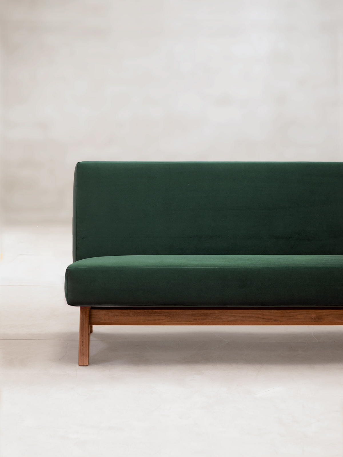 Upholstered Armless Sofa