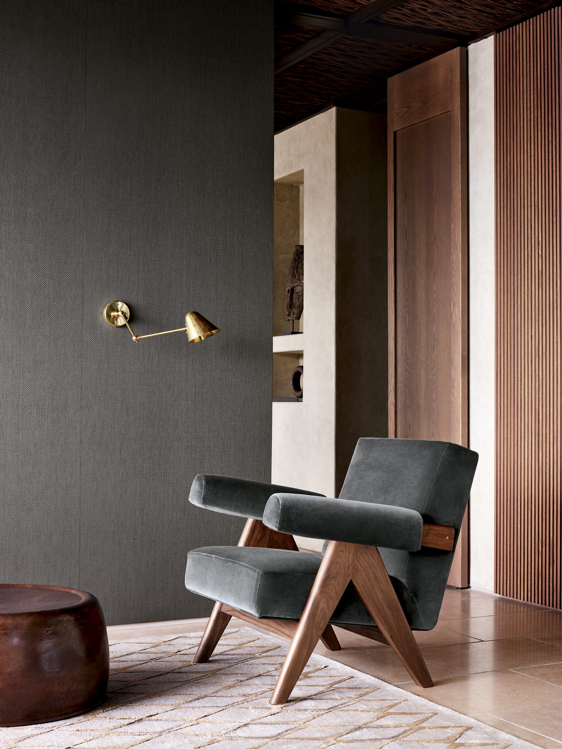 Upholstered Easy Armchair