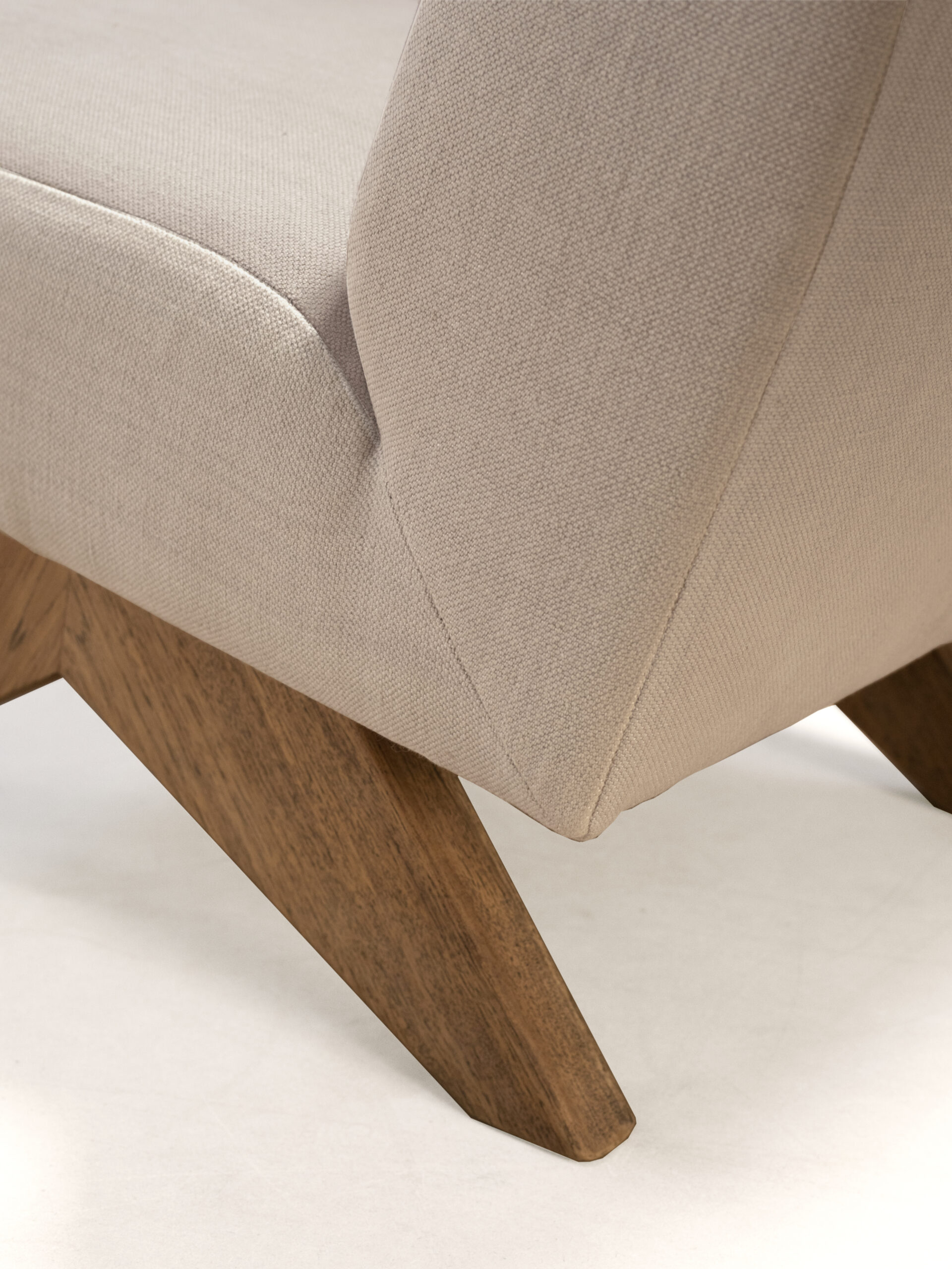 Upholstered Armless Chair