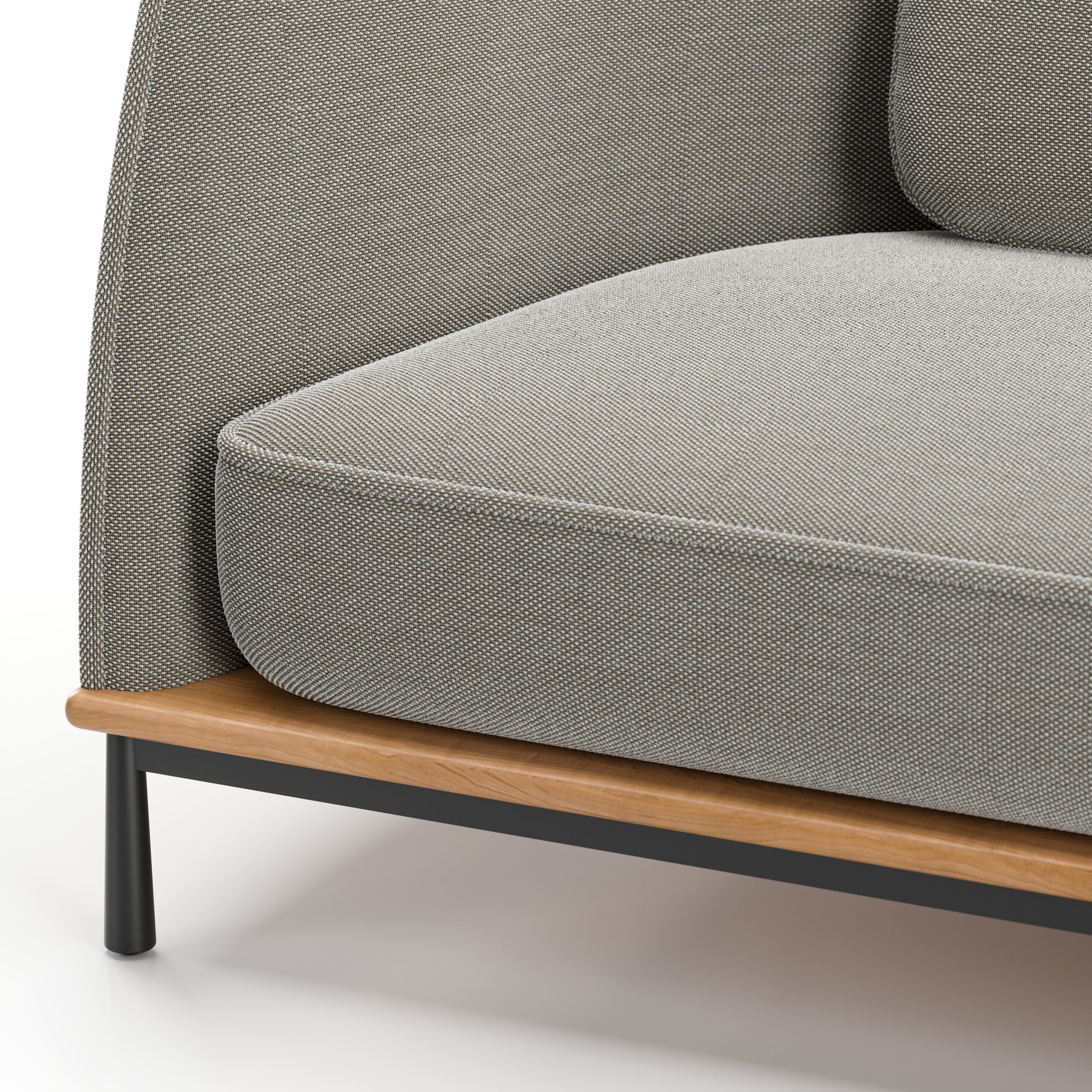 Arc High Back Loveseat Left