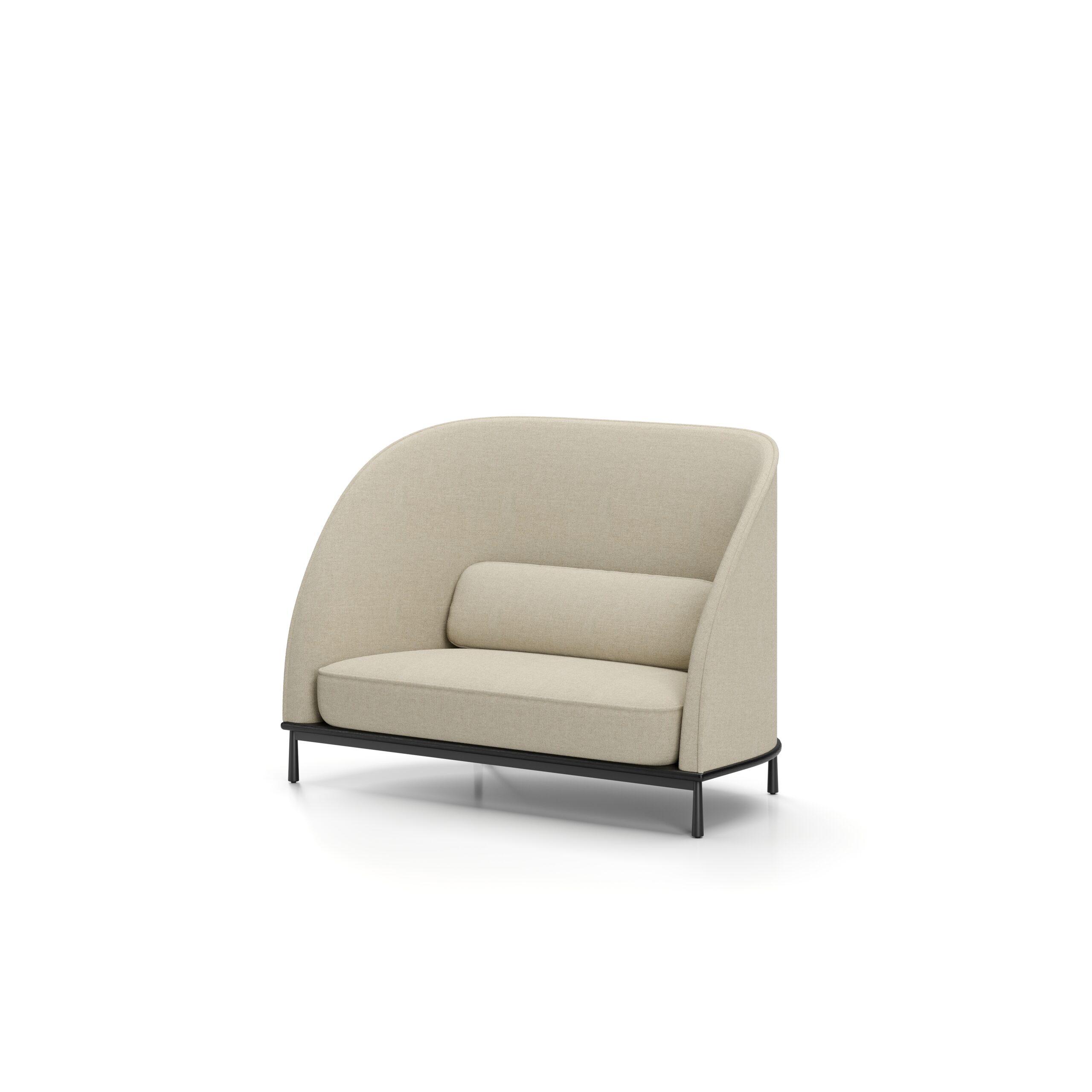 Arc High Back Loveseat