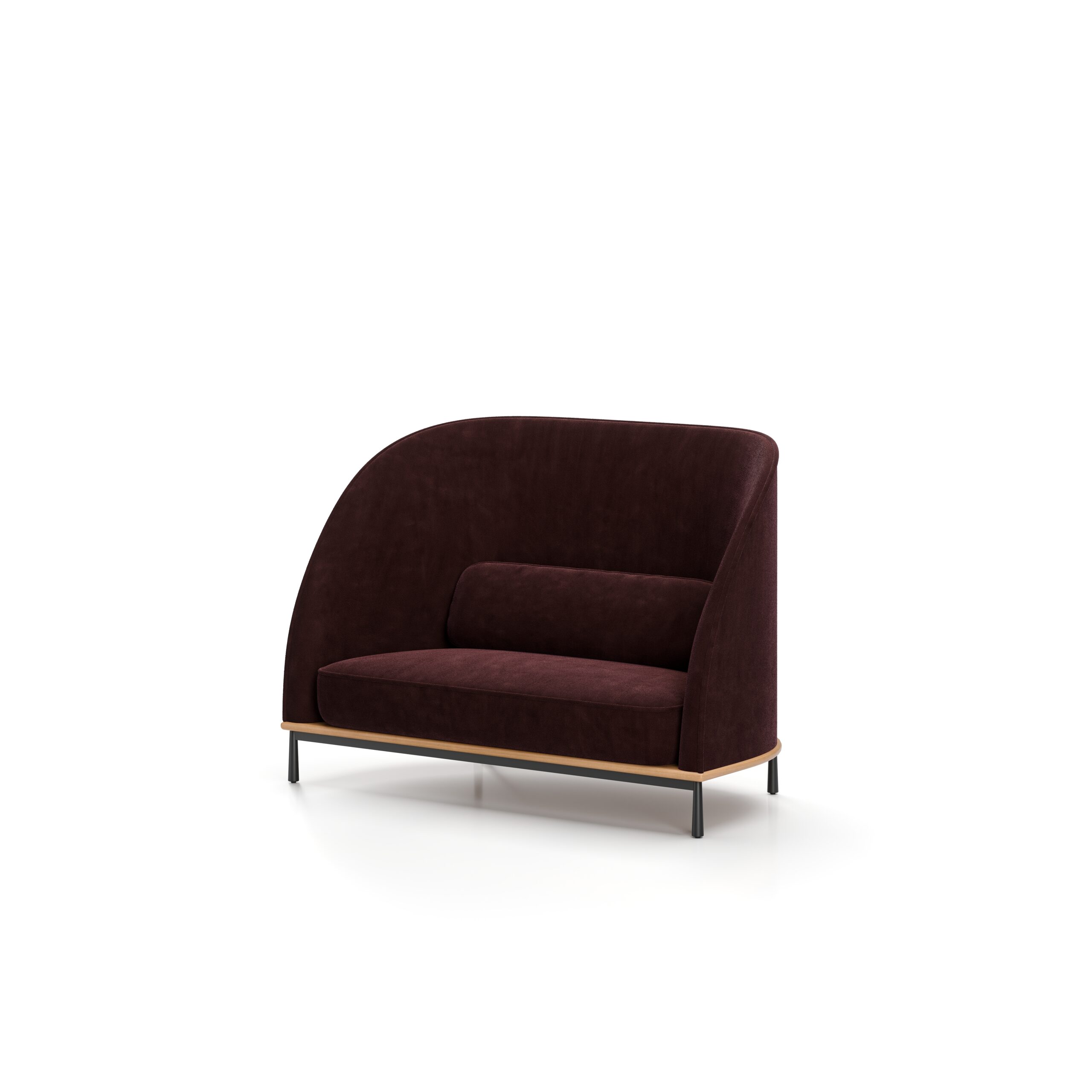 Arc High Back Loveseat