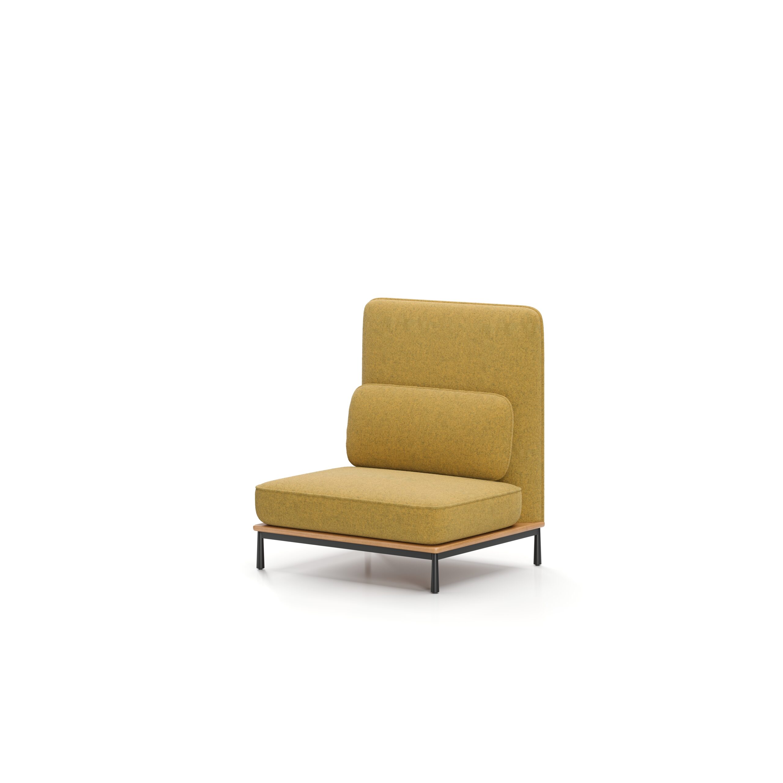 Arc High Back Loveseat Middle Small