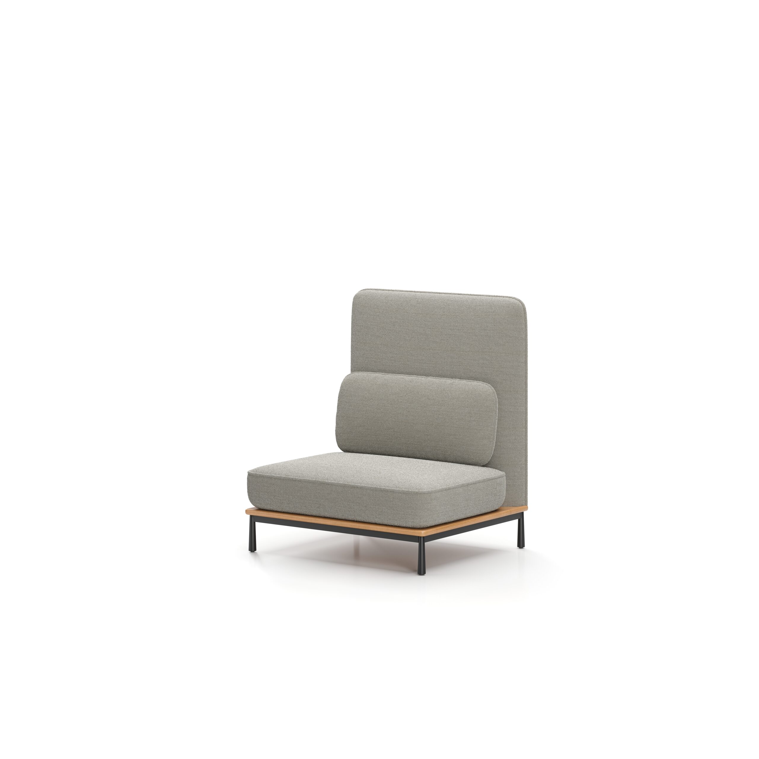 Arc High Back Loveseat Middle Small