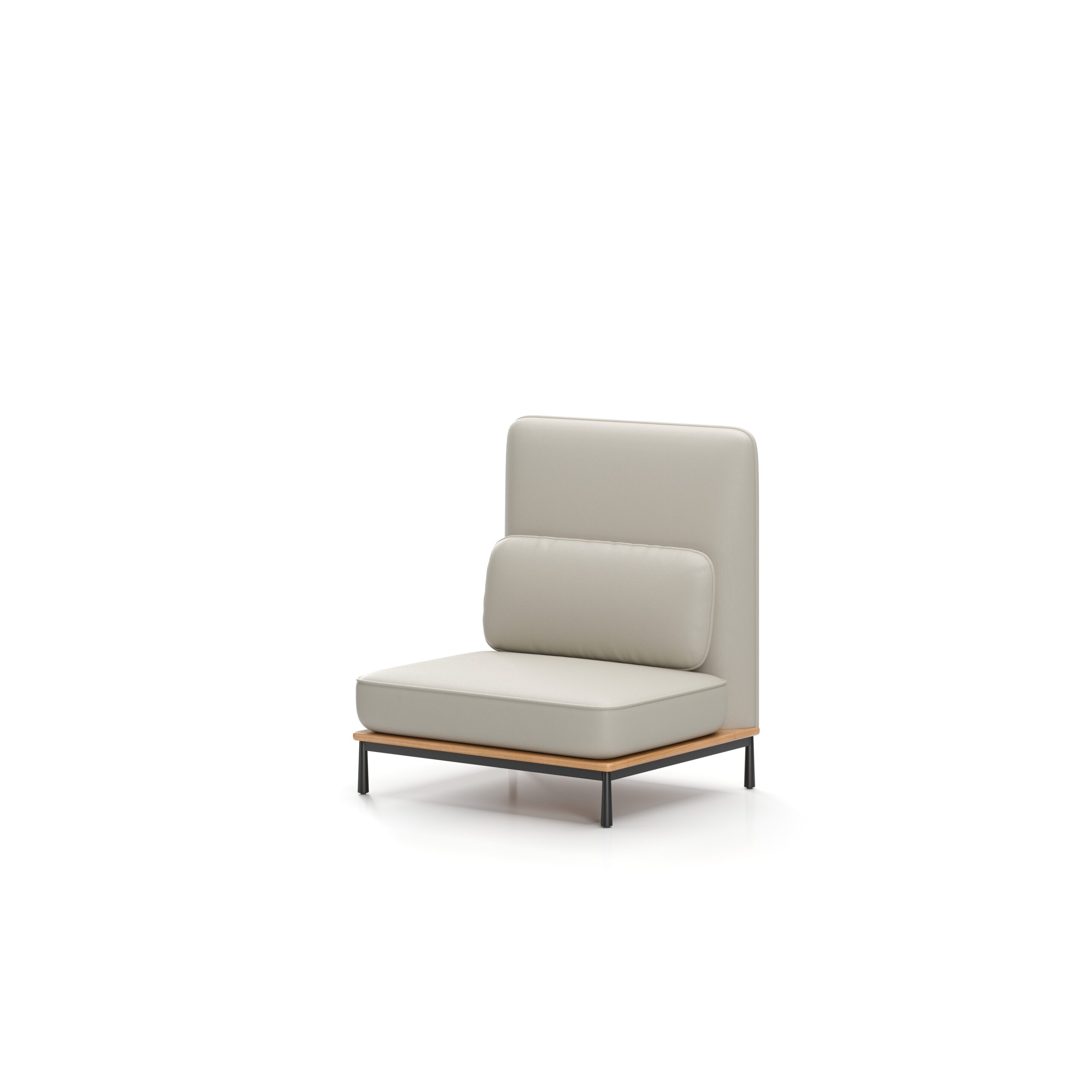 Arc High Back Loveseat Middle Small